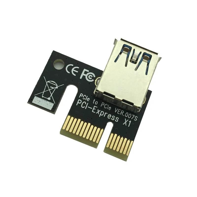 USB 3 0 удлинитель гибкий кабель PCIE PCI E Express 1X до 16X Райзер карта SATA 4Pin 6Pin питание для
