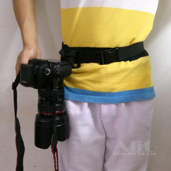 Поясная кобура с кнопкой для камеры 1/4 винтов регулируемая длина Nikon D600 D610 D700 D800 5DII