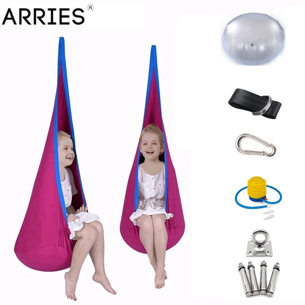 ARRIES, креативный детский гамак, садовая мебель, качающееся кресло для помещений и улицы, подвесное сиденье, детское кокон, качающееся сиденье для патио, портативное