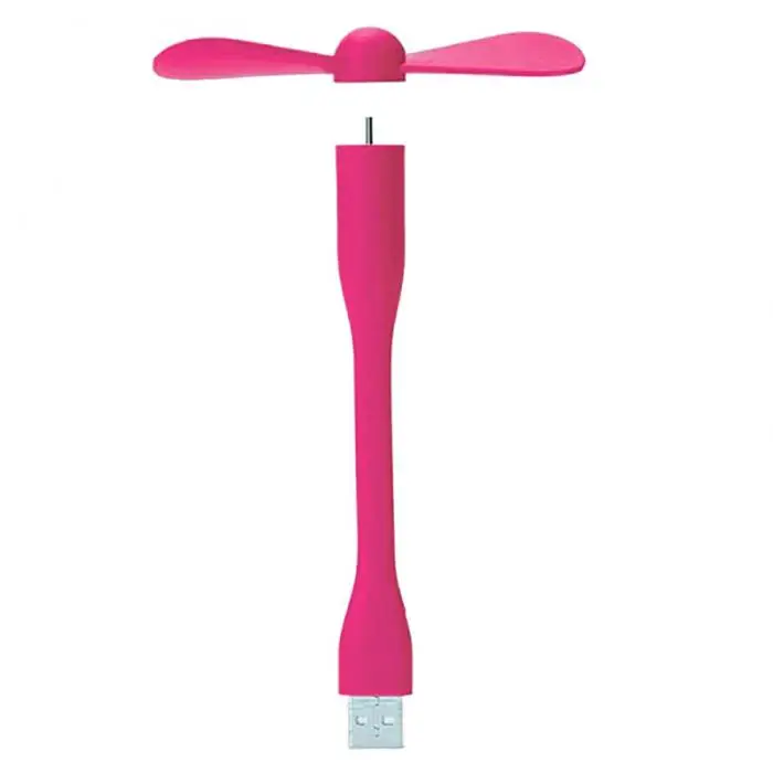 Стиль USB вентилятор супер немой маленький вентилятор Портативный Гибкий мини вентилятор для ноутбука компьютера QJY99