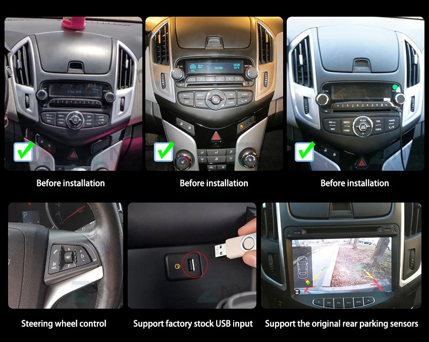 " ips Android 8,0 автомобильный DVD для cruze 2013 Авто Радио FM PC стерео gps Навигация Аудио-Видео-система резервная камера