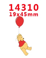 PR14310 Новое поступление,, 30 шт./упак., напечатанный плоский полимер, плоская задняя смола для украшения волос, бант, PR14302 - Цвет: PR14310