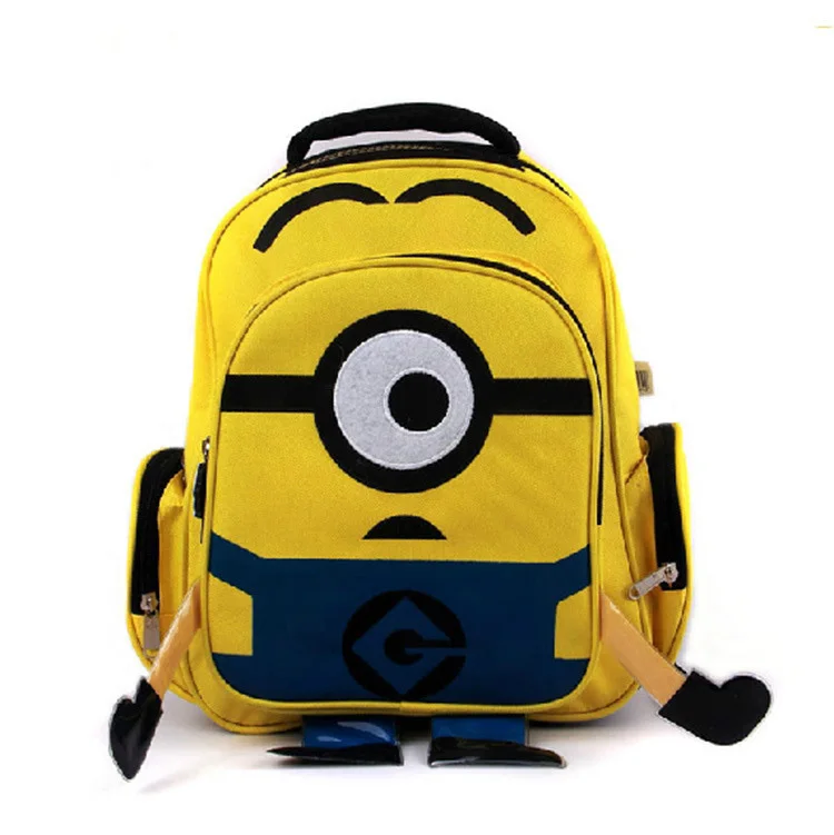 Миньоны сумки 2016 рюкзак детские школьные для мальчиков подростков bolsas mochilas feminina
