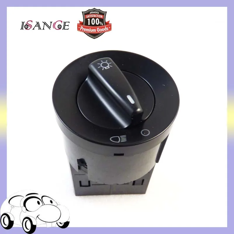 ISANCE Новый хромированный переключатель фар лампы для VW Golf GTI Jetta MK4 Beetle Passat B5 Bora