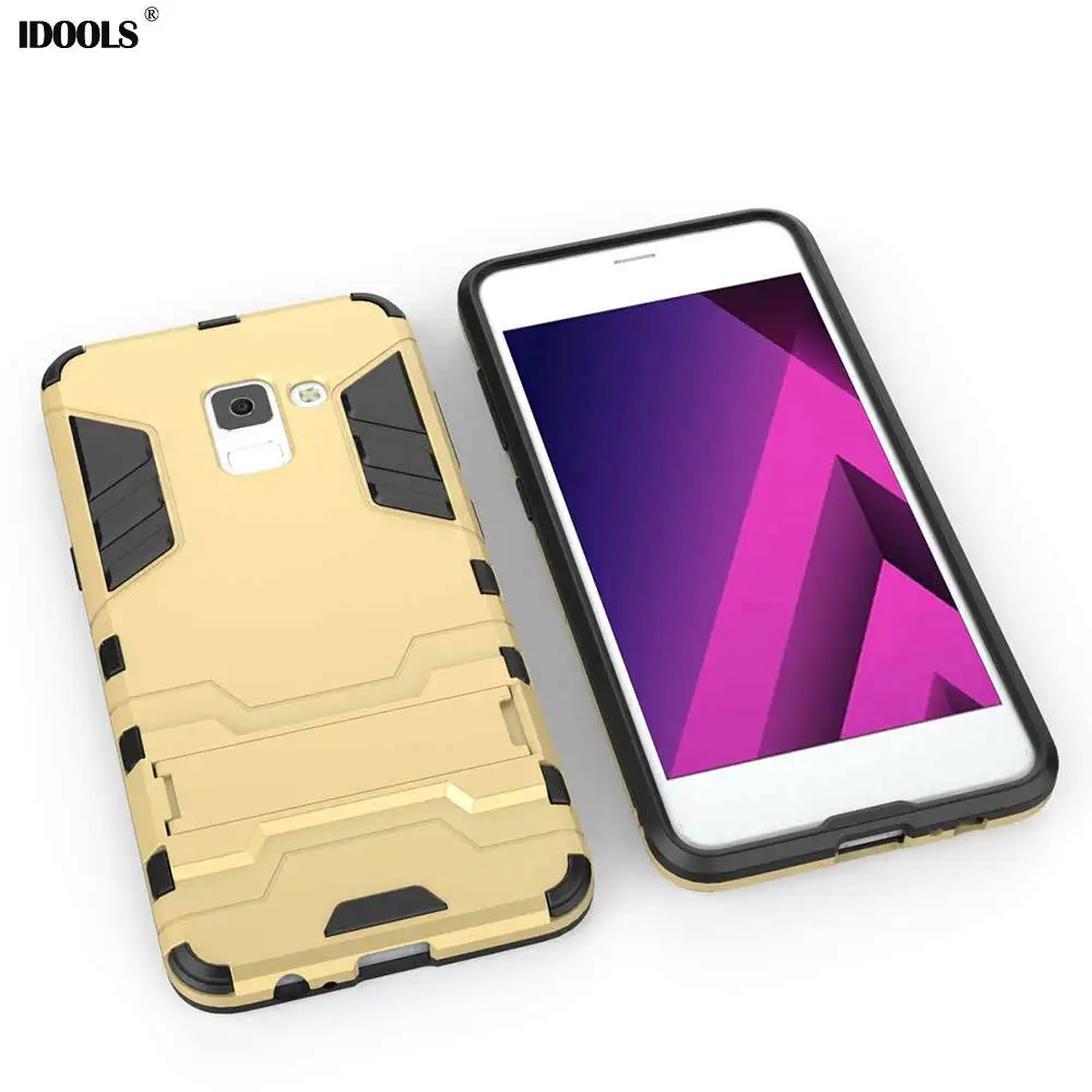 IDOOLS Case for Samsung Galaxy A8 2018 A530F Back Cover 2 in 1 PC Mobile Phone Bags Cases galaxy SM-A530F |
