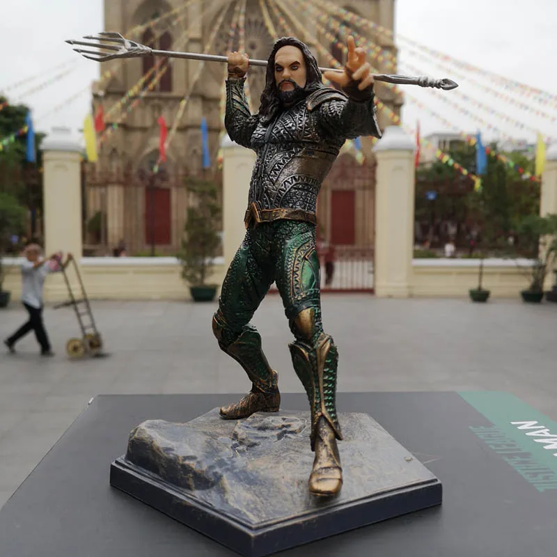 18Acm DC Justice League Aquaman статуя бои ПВХ экшн коллекционные игрушки Фигурки|Игровые
