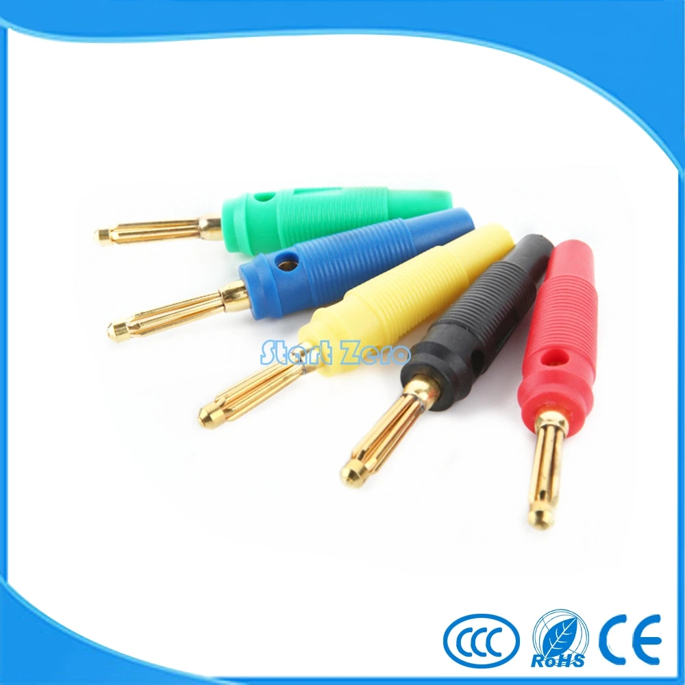 2 шт. 4 мм паяльная Штабелируемая Банановая заглушка 20 А большой ток