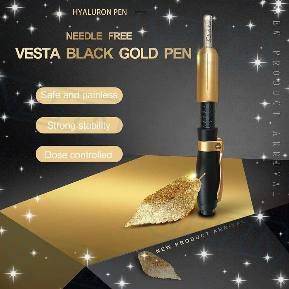 Vesta 2 в 1 гиалуроновая шприц-ручка новейший дизайн Лидер продаж высокое давление без иглы Гиалуроновая кислота ручка для губ лицо наполнитель