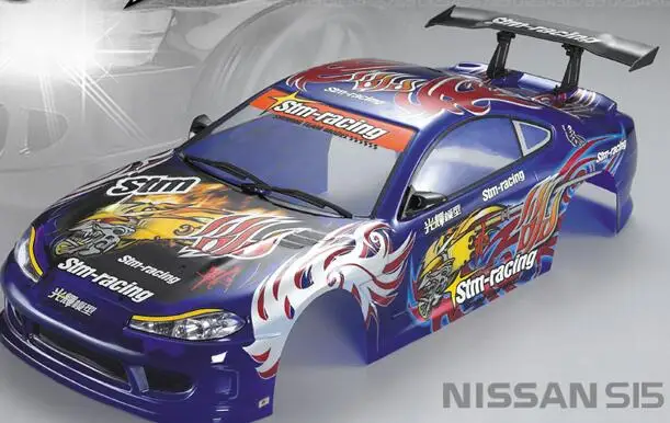 1/10 шкал автомобильный корпус для гоночного автомобиля fouring Drift/Nitro Eelctric Clear Body