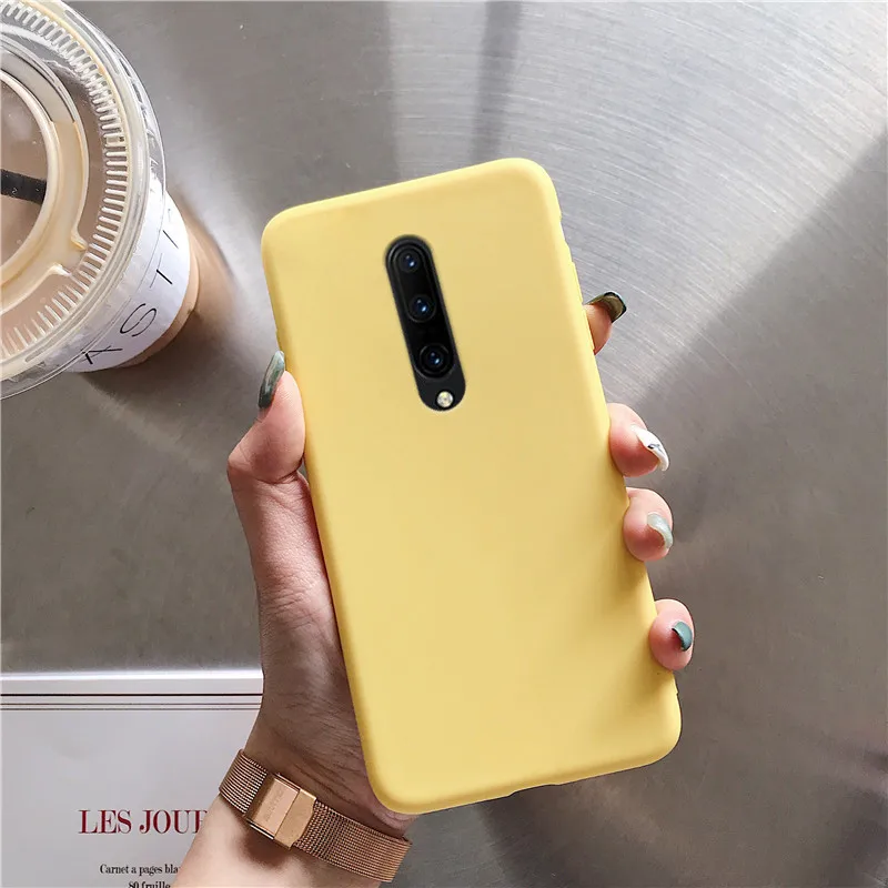 yellow case only Силиконовый чехол на руку для oneplus 7 pro 6 6t 5 5t 7t держатель на запястье держатель для телефона Подставка мягкий чехол s one plus 7 задняя крышка - Цвет: yellow case only