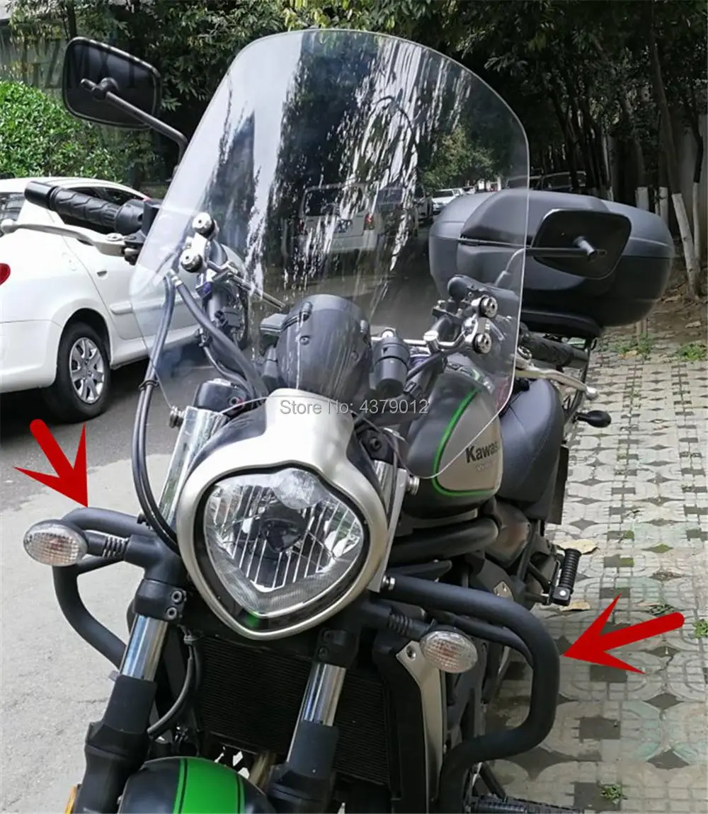 Высокое качество Краш бар рама бампер ремонт защита бар Защита для kawasaki Vulcan S 650 EN650 VN650 s650