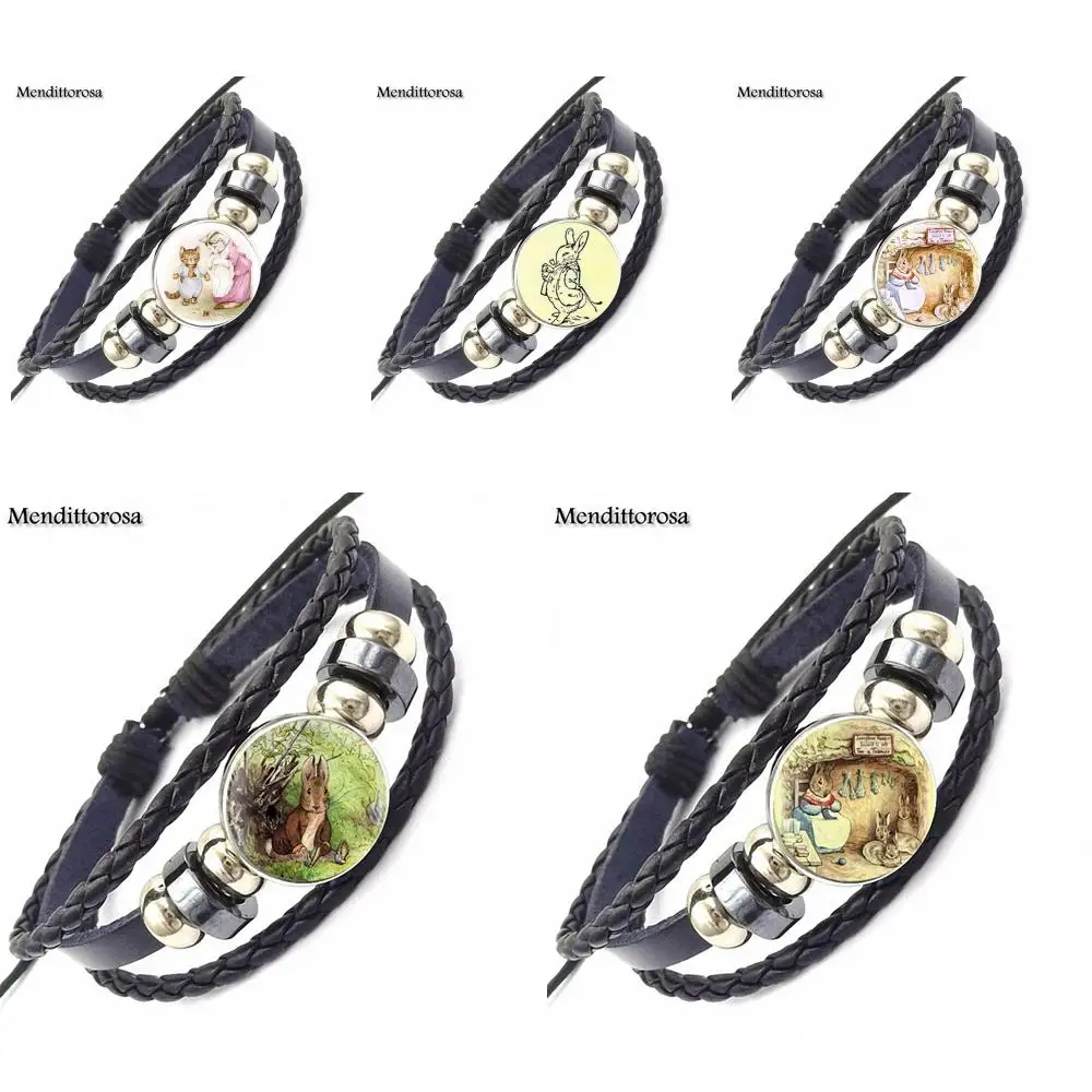 Benjamin Банни для женщин подарок детей СТИМ панк украшения с кабошоны разрисованные