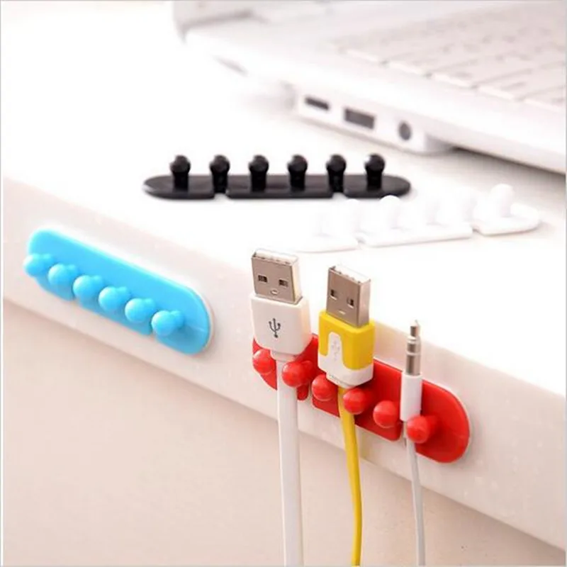 2 шт./компл. устройство для намотки кабеля для офиса, компьютера, мыши, USB кабель органайзер для управления проводом, устройство для хранения штекеров, держатель, Органайзер