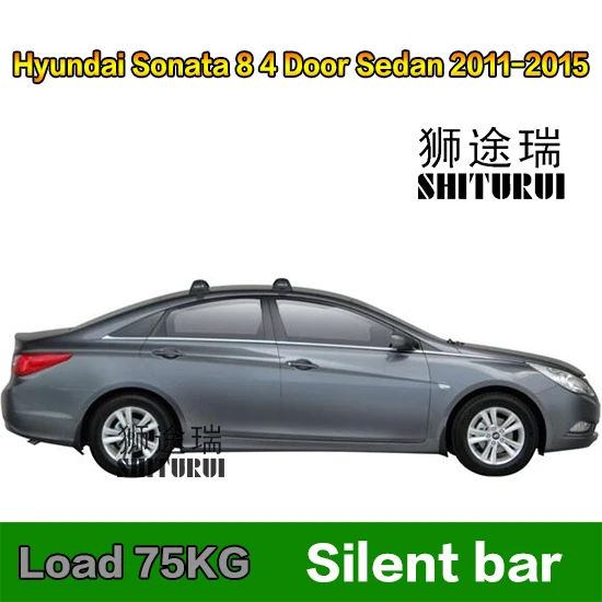 Коричневый SHITURUI для hyundai Elantra Langdong i30 Sonata 8 Sonata 9 Vern Ультра тихий грузовик на крыше автомобиля специальный алюминиевый сплав замок ремня - Цвет: Коричневый