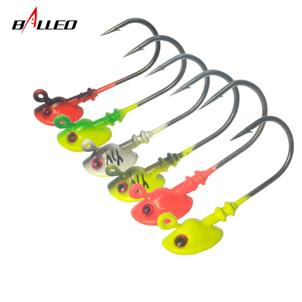 Рыболовная приманка Balleo с крючком 6 шт./лот 7 г/10g14g18g21g |