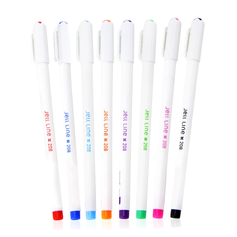 Корейские школьные принадлежности 8 цветов 0 4 мм тонкая гелевая ручка манга