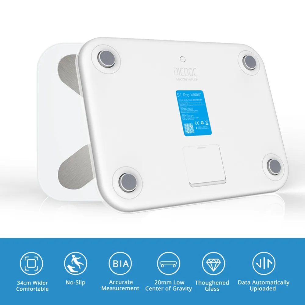 Электронные напольные весы PICOOC S1 для весов цифровой прибор взвешивания жира