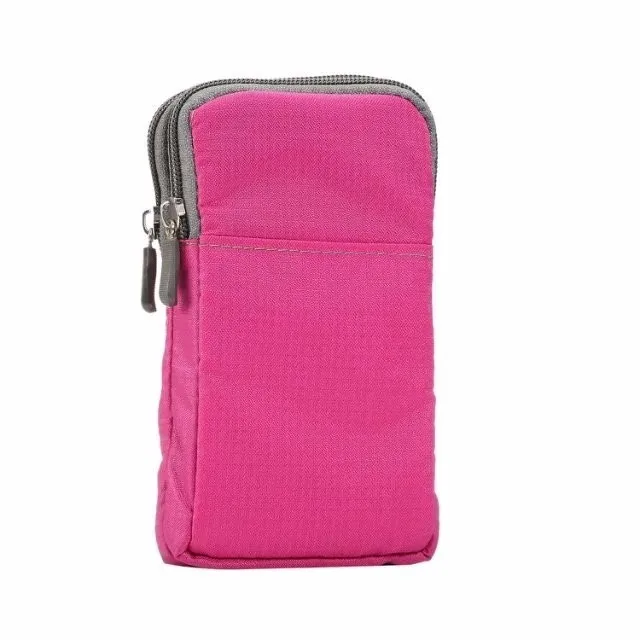 Sport Phone Case For Xiaomi Mi2 Mi3 Mi4 Mi5 5C 5X 6 6X Mi8 Double Pockets Bag Cover Hook Loop With Belt Pouch Holster Coque | Мобильные
