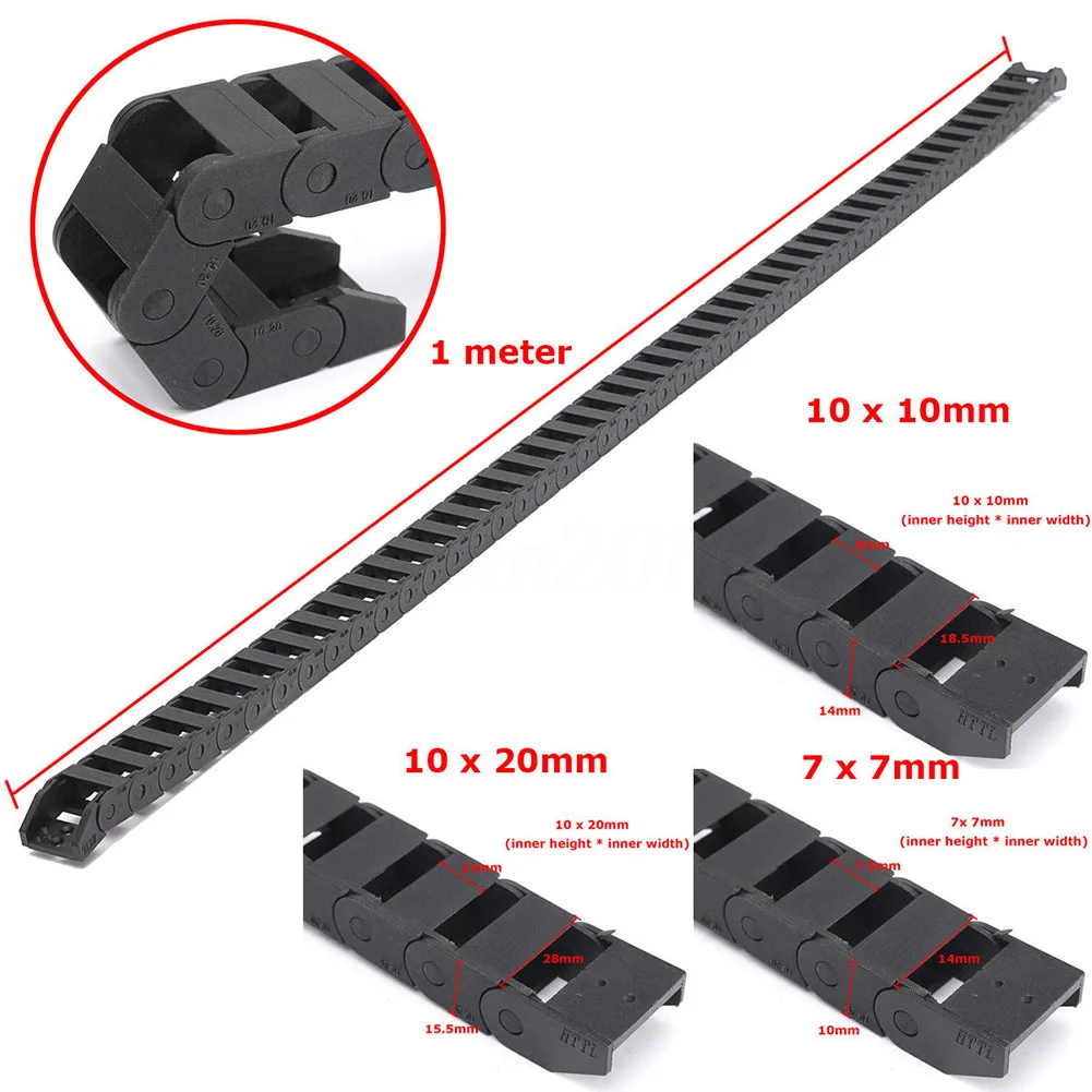 New Hot Nylon Drag Chain 1M 15x20mm Durable 3D Printer Accesssories for I3Printer NV99 | Компьютеры и офис