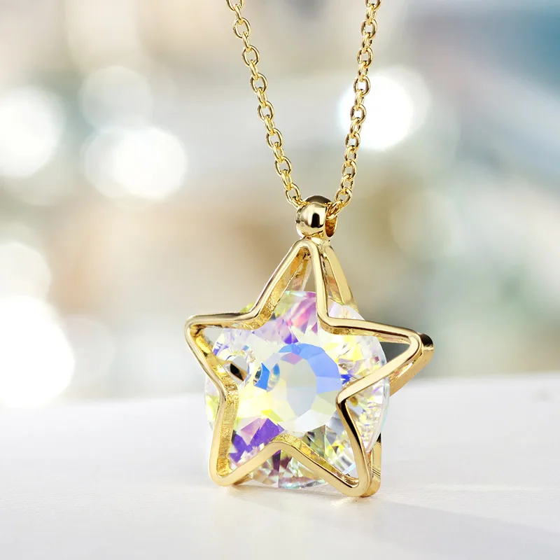 Neoglory ювелирные изделия австрийский кристалл светильник желтый золотой цвет