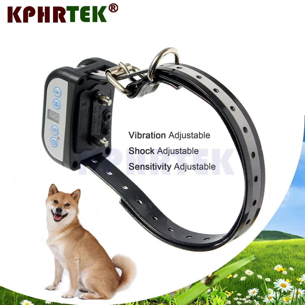 Ошейник для дрессировки собак LED дисплей чувствительность регулируемый без лая с