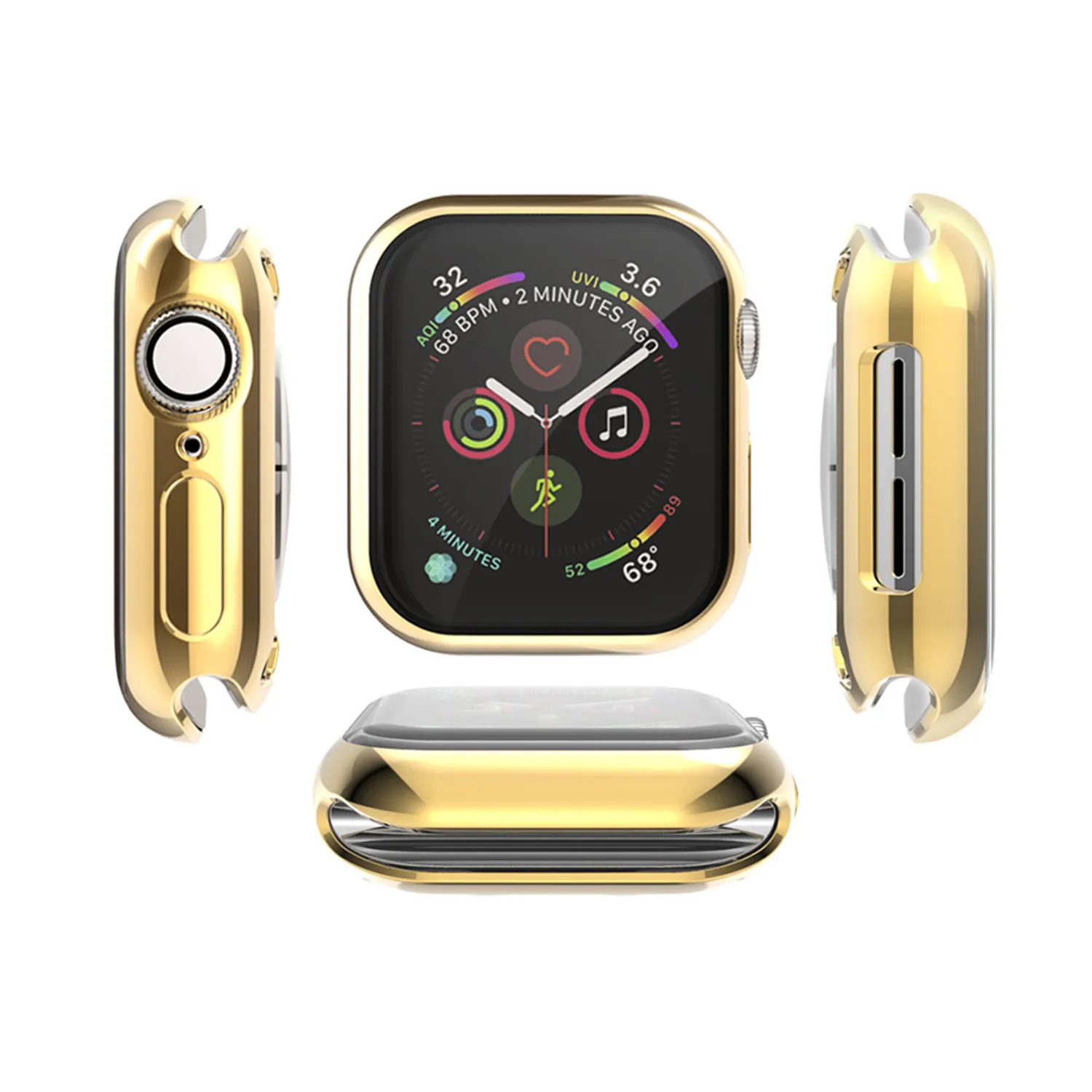 Ультратонкий Мягкий тонкий чехол для часов Apple Watch Series 4/44/40 мм защитный из ТПУ