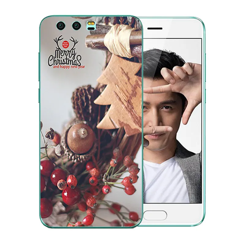 Phone Cases For Huawei Honor 9 Case Cover 5.15 inch Merry X'MAS Pattern Soft TPU Back Covers Coque Honor9 Funda |