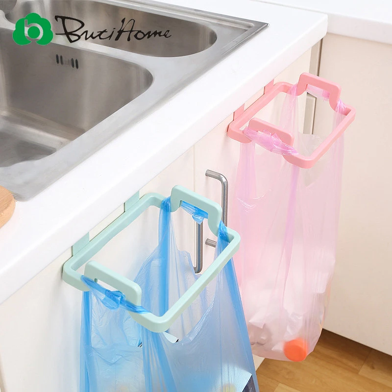Кухонные пакеты для мусора Butihome скобы бытовых шкафов стеллаж хранения кухонные