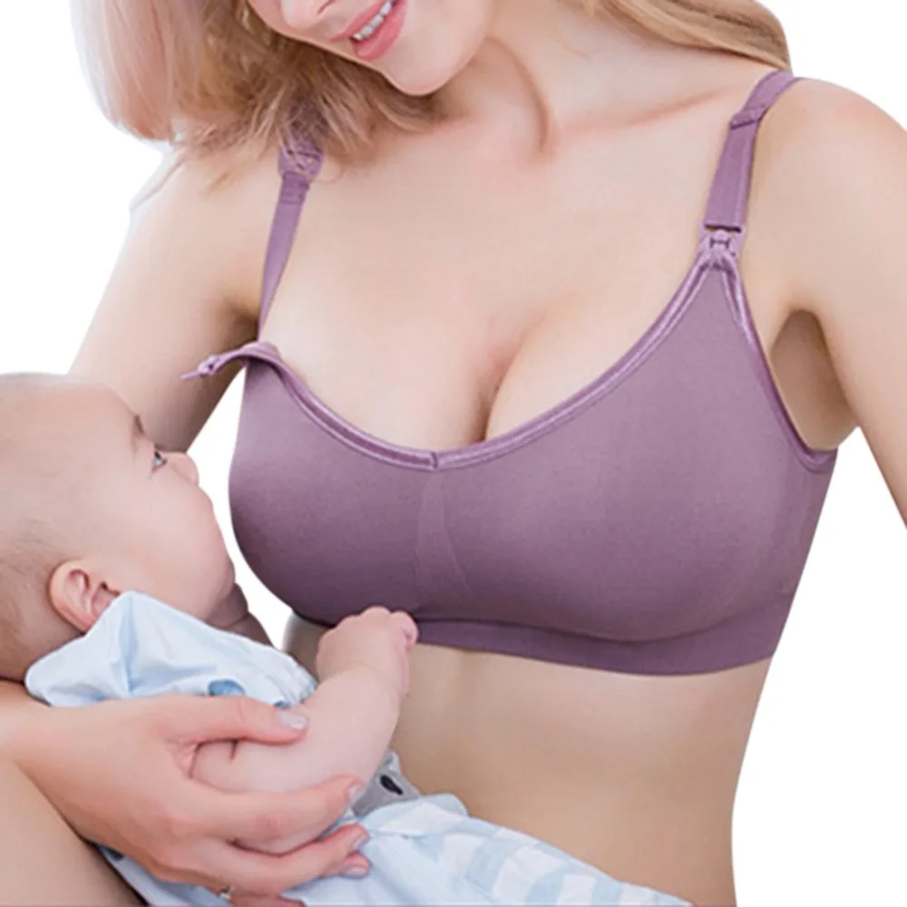 

Pregnant Solid Bra Corset Sexy Lace Push Up Bras Adjustable Thin B Cup Bras Brassieres 2018