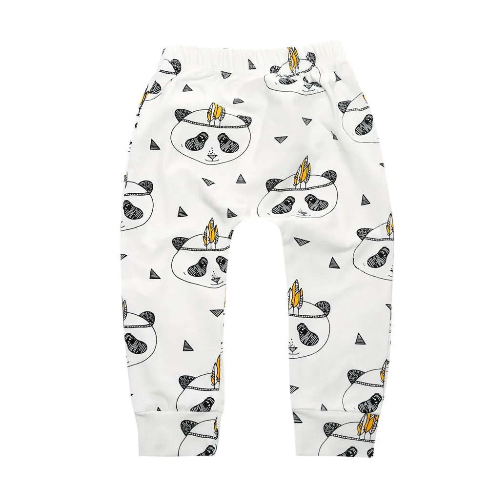 Цветные длинные штаны Hooyi для новорожденных 100% хлопок трусики маленьких девочек