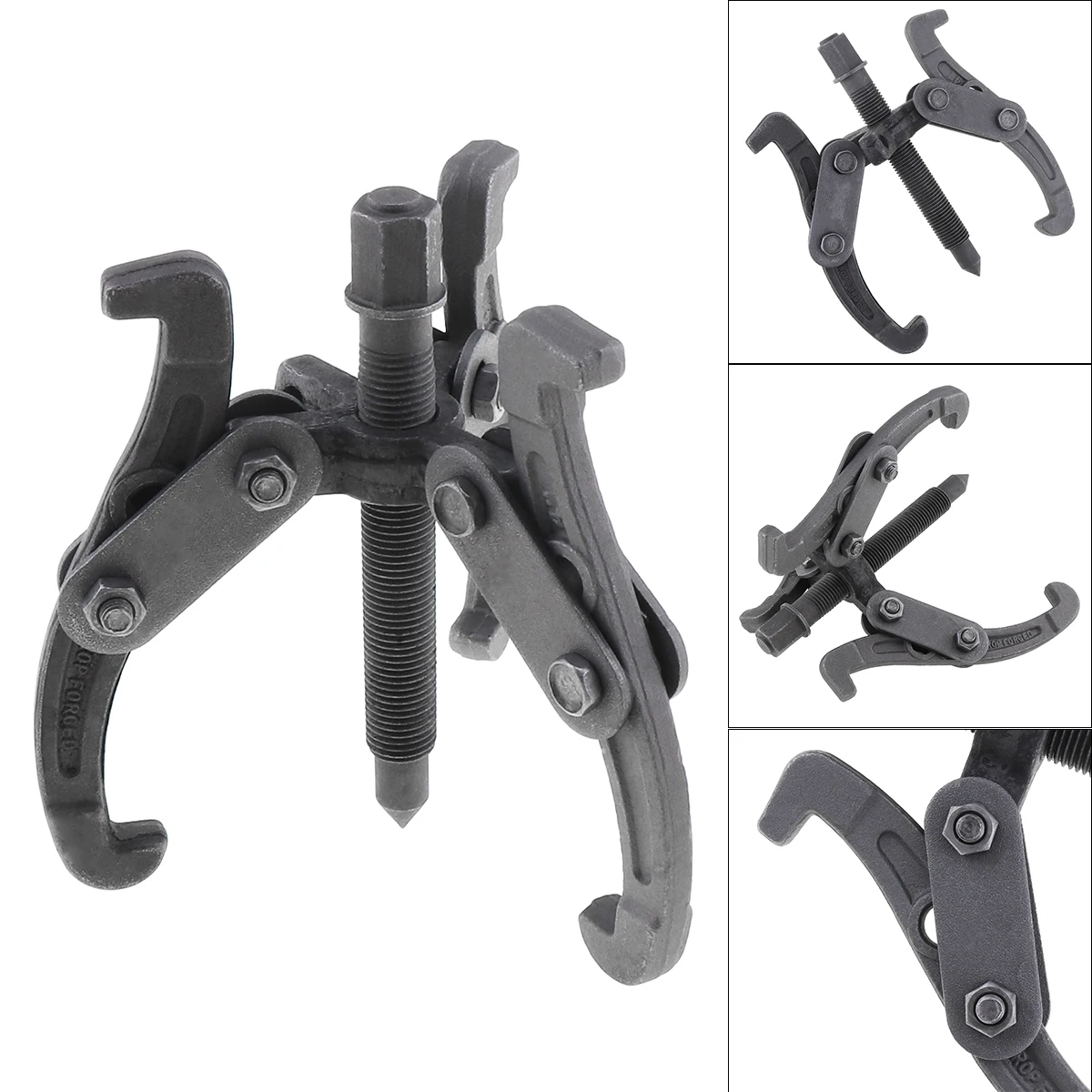 

4 Inch Carbon Steel Ordinary Two Holes Three Puller Separate Lifting Device Repair Auto Mechanic Bearing Puller Manual Tools