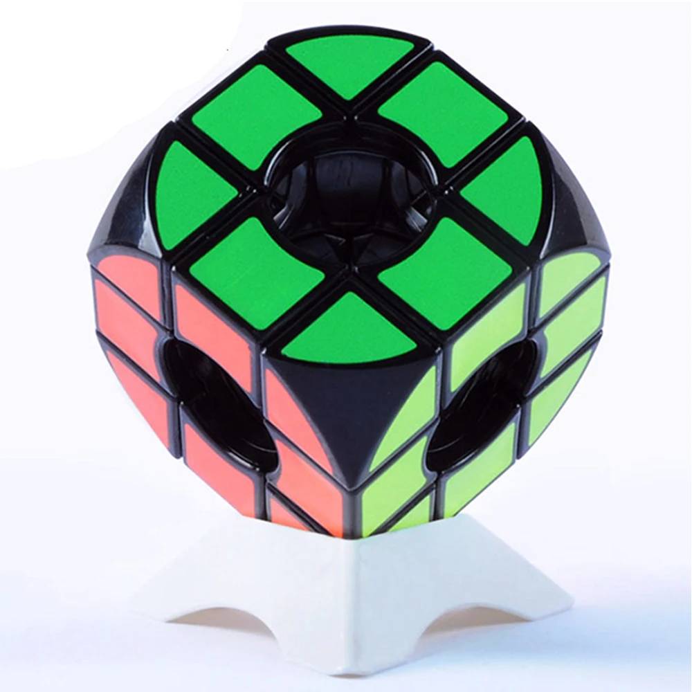 Полый 3x3x3 волшебный куб 3*3*3 наклейки скоростной 3 слоя Cubo Megico игрушка для детей