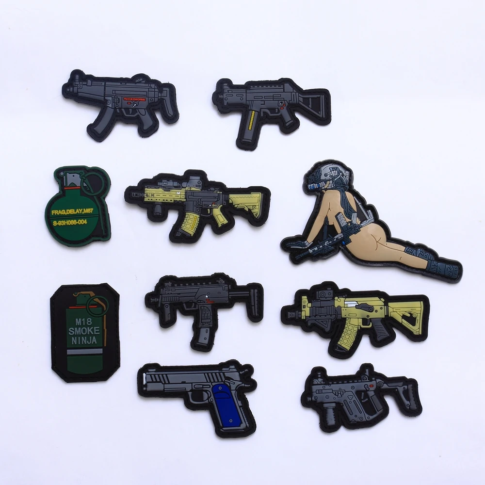 Военные энтузиасты TSNK пластырь из ПВХ рандомный браслет AR15 UMP AK KRISS| |