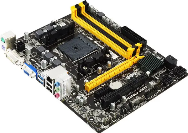 Biostar A88MQ разъем FM2/FM2+ DDR3 USB2.0 USB3.0 32GB SATA3 Micro ATX настольная материнская плата