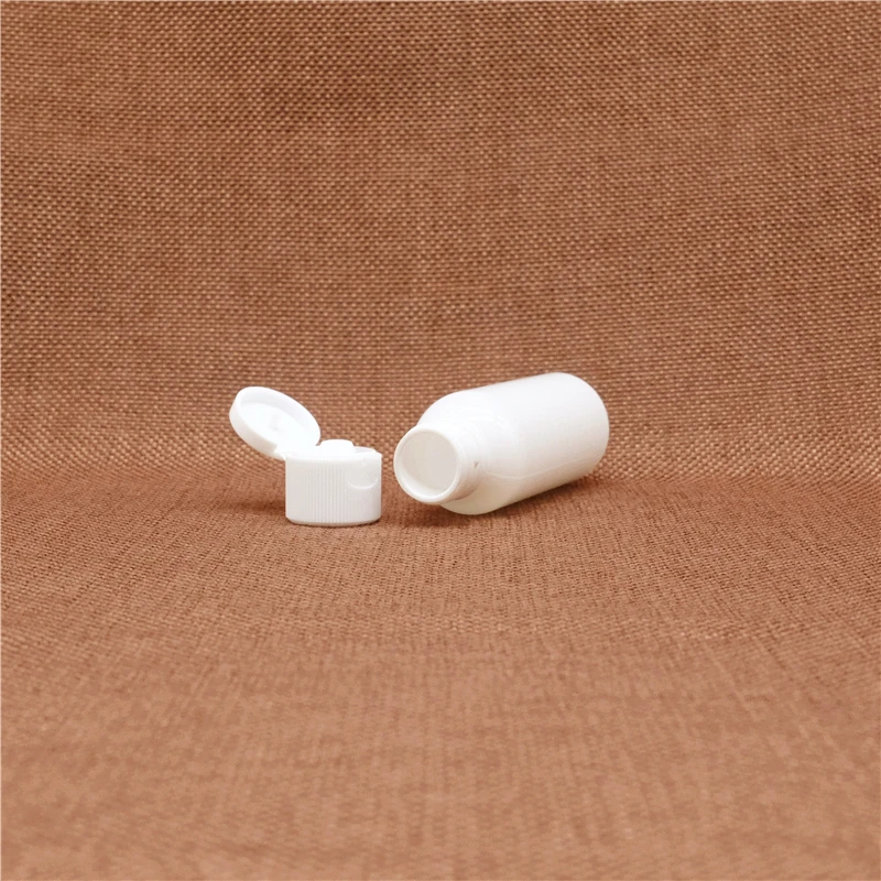 

Small 30ml Cosmetic Water Bottle Refillable Shampoo Lotion Cream Package Containers Flip cap Plastic Bottles 100pcs