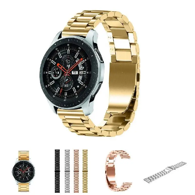 Браслет из нержавеющей стали, сменный ремешок, Аксессуары для samsung Galaxy Watch 46 мм, Новое поступление