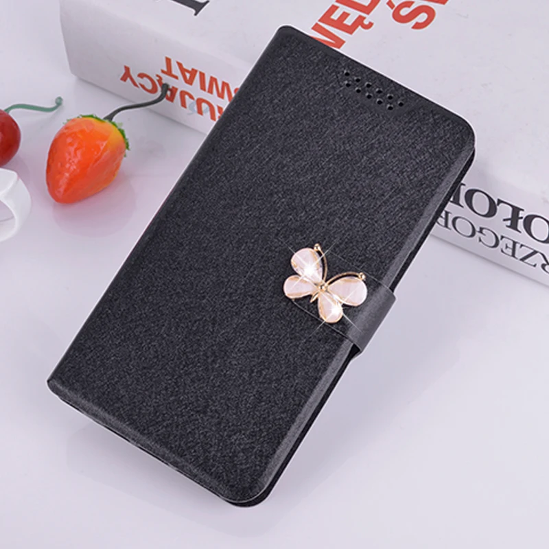 Black Butterfly Для lenovo Vibe C2 power K10A40, кожаный чехол, роскошный цветочный флип-кошелек, сумка для телефона, чехол для lenovo Vibe C A2020 A2020a40, чехол - Цвет: Black Butterfly