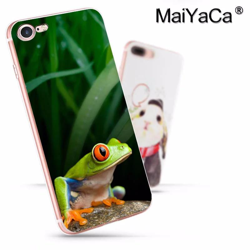 MaiYaCa животное геккон в зеленом лесу ящерица Модный чехол для телефона для iphone 11 pro 8 7 66S Plus X 10 5S SE XR XS MAX - Цвет: 6