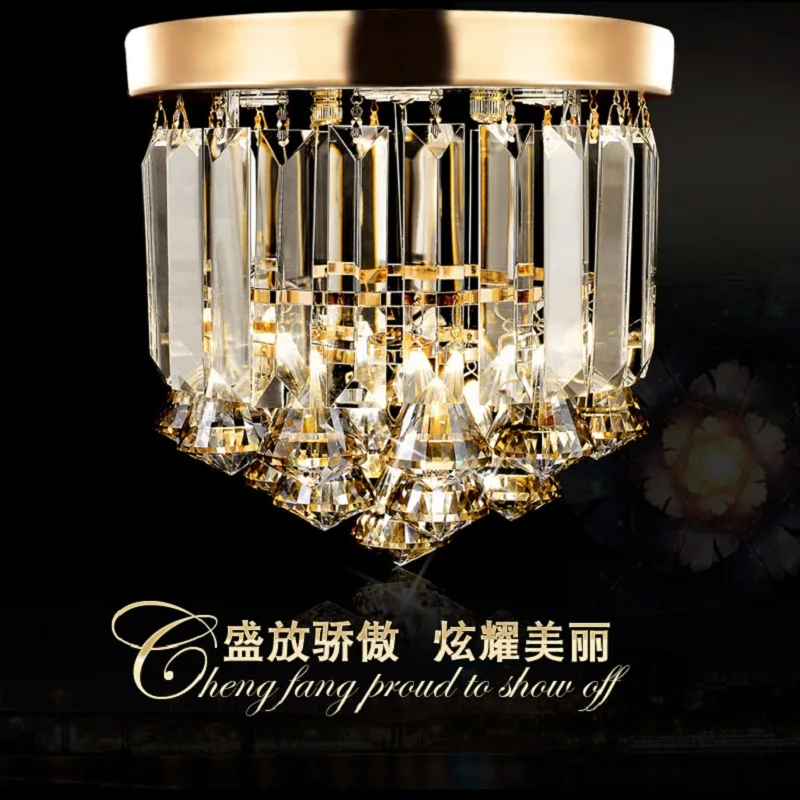 Роскошное Хрустальное потолочное освещение для прохода пост. Современный