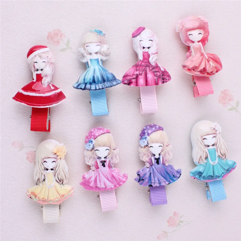 Ручная работа Белоснежка София принцесса аксессуары для волос заколка цветок