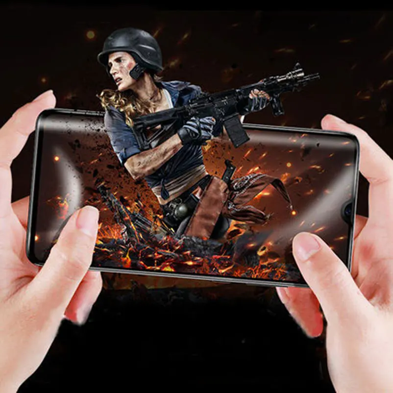 Закаленное стекло 9H с изогнутыми краями и полным покрытием 5D для Huawei mate 20 Pro X Mate20