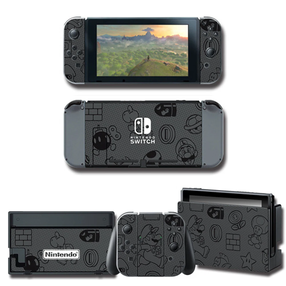 Тема игры протектор кожи наклейка для nintendo Switch NS консоль+ контроллер+ подставка держатель Защитная пленка NS кожа