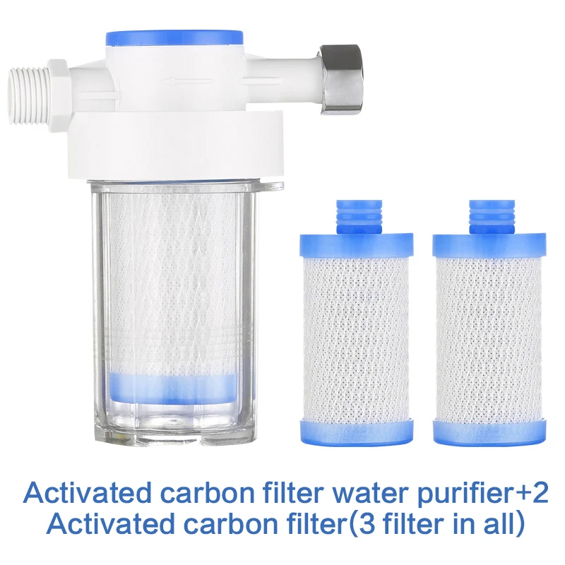 Carbon Filter 1 Очиститель воды выход Универсальный фильтр для душа активированный уголь PP Хлопок керамические кухонные смесители насадка для душа аксессуары для ванной комнаты - Цвет: Carbon Filter 1