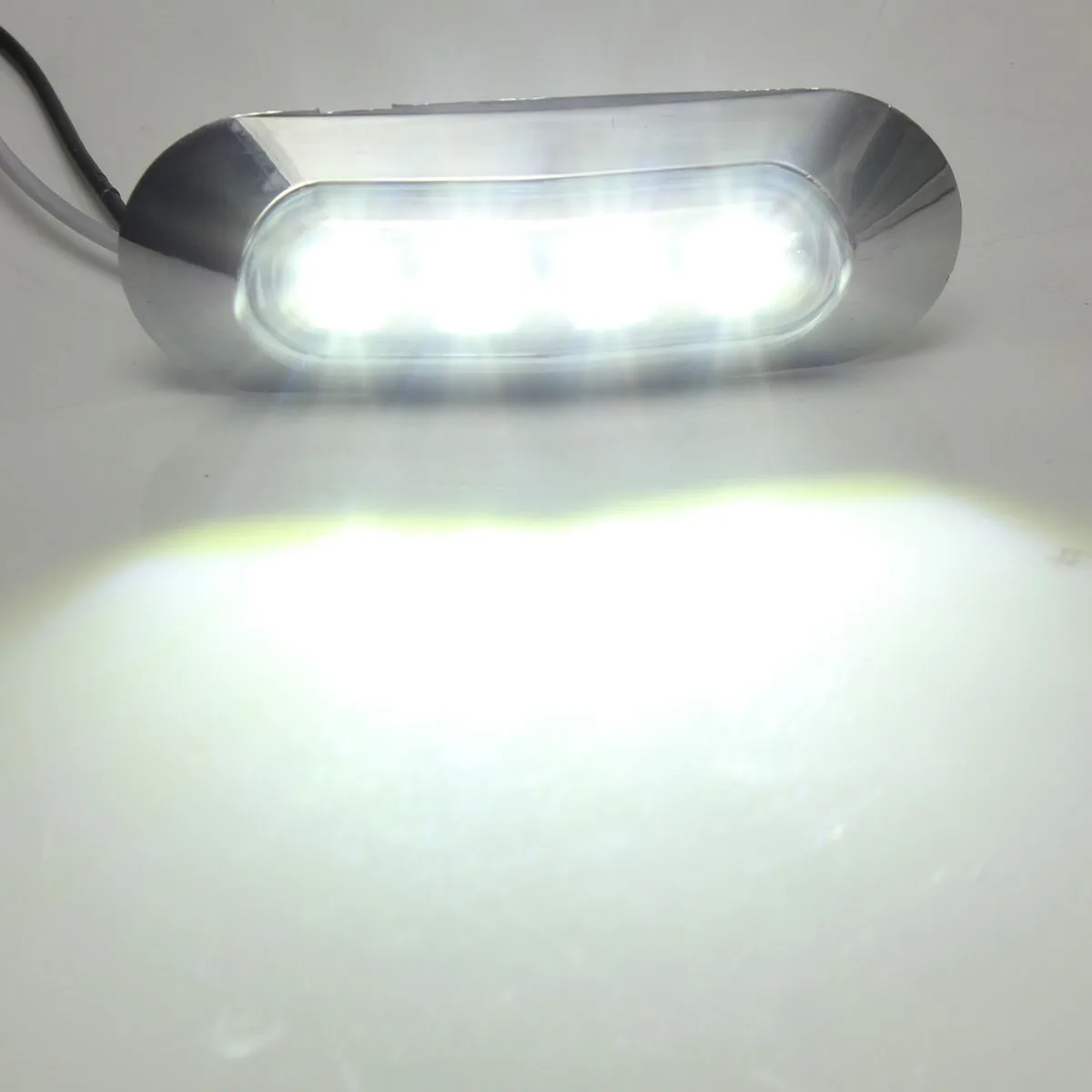 Габаритный светильник, универсальный, 4LED, маркер, стояночный светильник, для автомобиля, грузовика, автобуса, прицепа, боковой габаритный светильник, красный, белый, янтарный