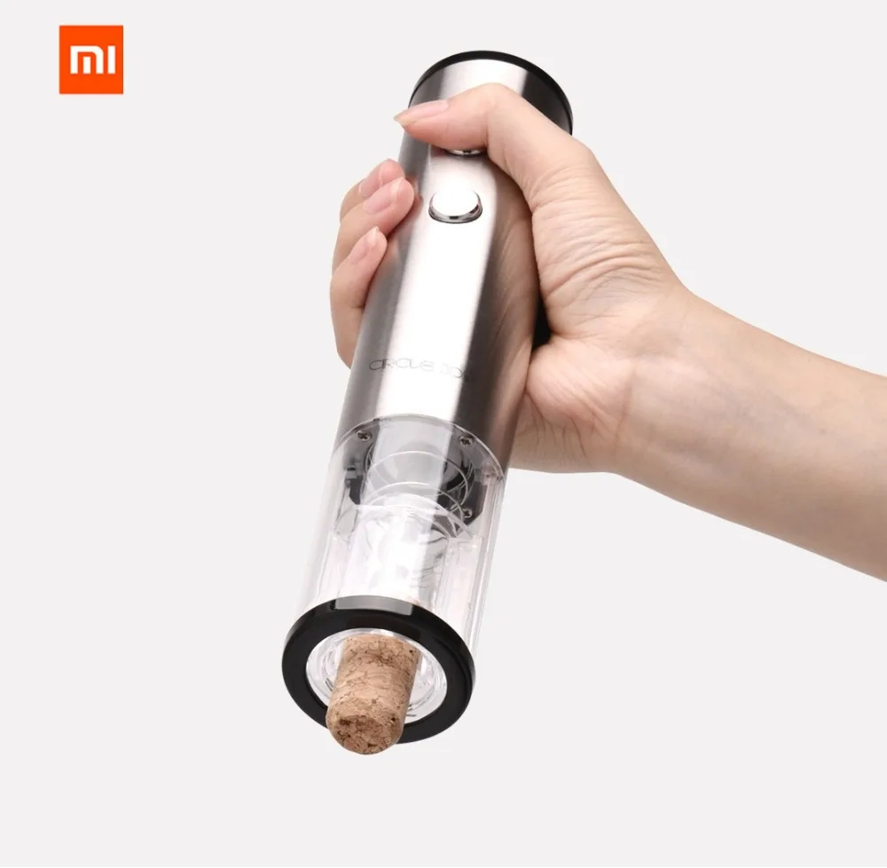 XIAOMI mijia CIRCLE JOY круглый из нержавеющей стали Электрический открывалка для вина