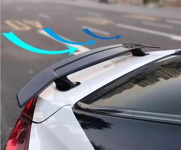 Универсальный Седан ABS краска автомобиля заднее крыло багажник спойлер для KIA K2 РИО K3 Форте 2001-(без дрели) по EMS
