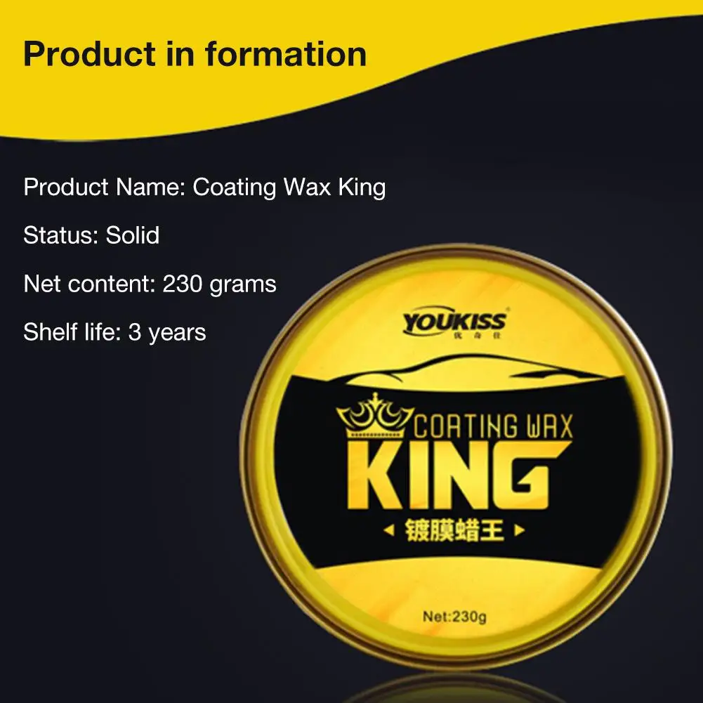 Уход за автомобилем Премиум карнауба Авто Воск кристалл твердый воск уход