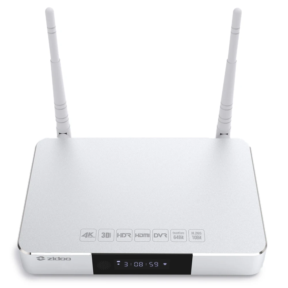 ТВ приставка Zidoo Z9S 4K медиаплеер Realtek RTD1296DD CPU 2 Гб 16 1000 Мбит/с BT4.1 HDR Android 7 1 USB3.0 10 бит