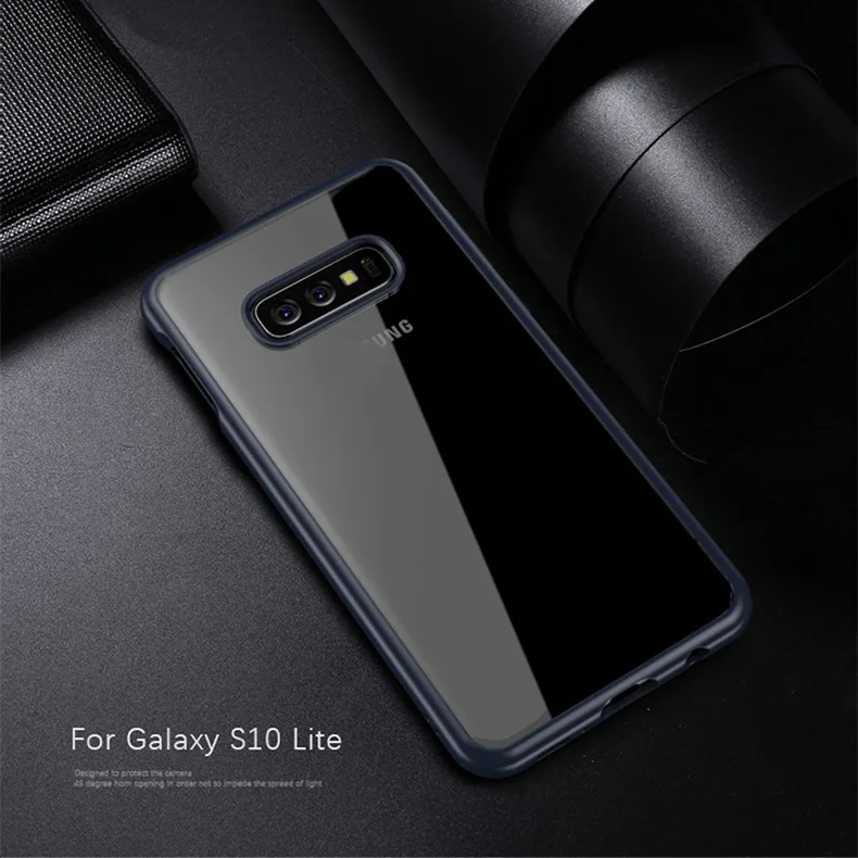 Для samsung S10 Чехол IPAKY S10e чехол Прозрачный ударопрочный TPU+ PC Гибридный противоударный для samsung Galaxy S10 Plus чехол