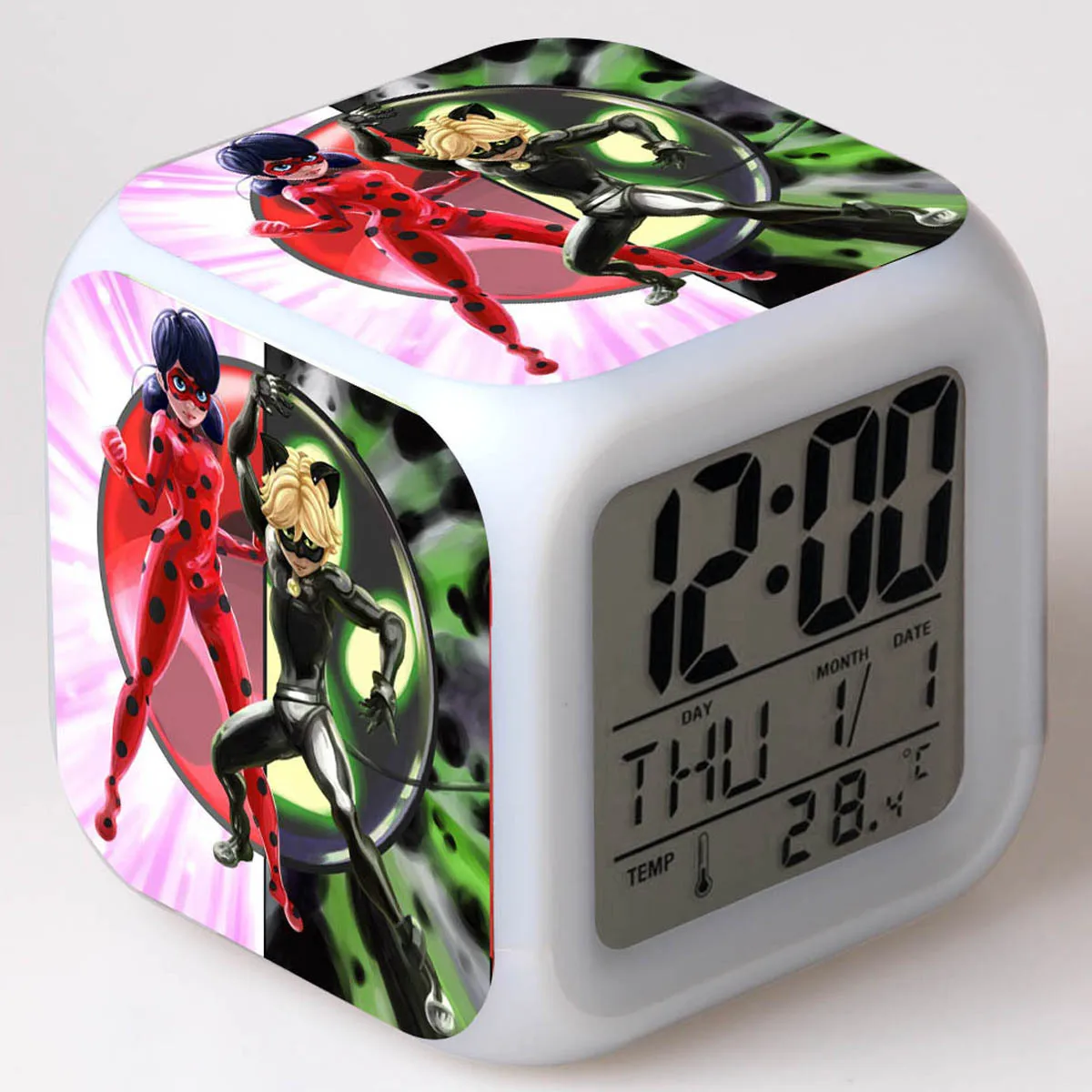 18 Мультфильм детский будильник игрушки Led reloj despertador цифровые часы электронный wake up Светильник Настольный reveil wekker - Цвет: 18
